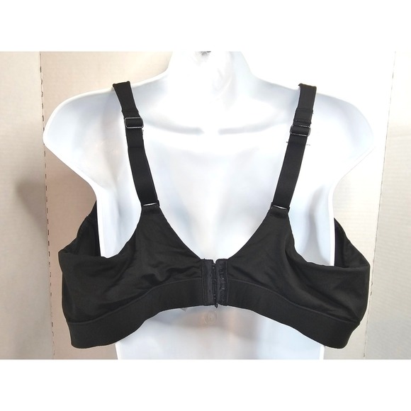 Cacique Black Lightly Lined No Wire Bra 44C Comfort‎ Support Adjustable - Picture 5 of 8